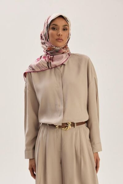 Maisa Buğu 90X90 Melburry İpek Eşarp