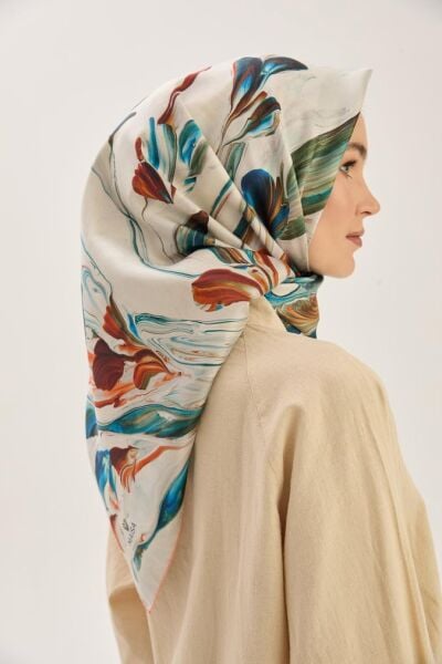 Maisa Buğu 90X90 Melburry İpek Eşarp