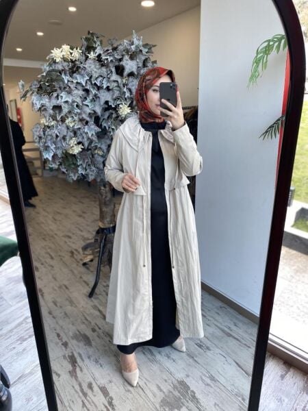 Almarwah Bebe Yaka Belden Büzgülü Paraşüt Kap 404853