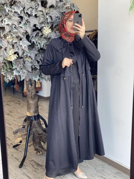 Almarwah Bebe Yaka Belden Büzgülü Paraşüt Kap 404853