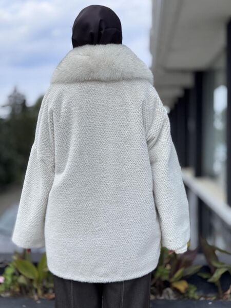 WOM BTQ Petek Dokulu Kürklü Kaban