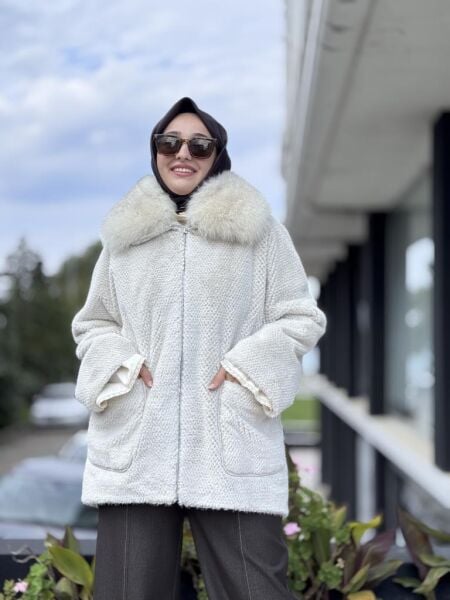 WOM BTQ Petek Dokulu Kürklü Kaban