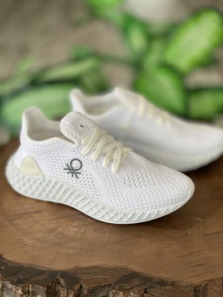 Benetton Beyaz Kadın Spor Ayakkabı BN30009 BEYAZ - 38