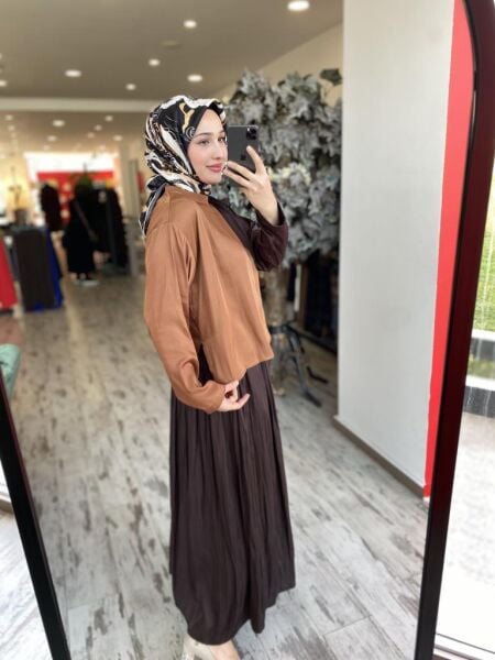 Almarwah Kraşlı Bluz Etek Takım 202760