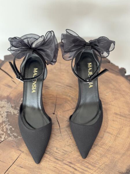 Majensia Bilekten Bağlamalı Fiyonk Detaylı Ayakkabı 155002