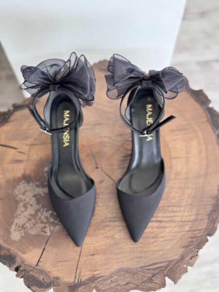 Majensia Bilekten Bağlamalı Fiyonk Detaylı Ayakkabı 155002