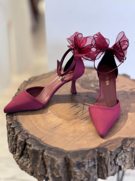 Majensia Bilekten Bağlamalı Fiyonk Detaylı Ayakkabı 155002