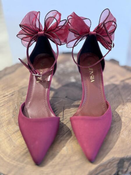 Majensia Bilekten Bağlamalı Fiyonk Detaylı Ayakkabı 155002