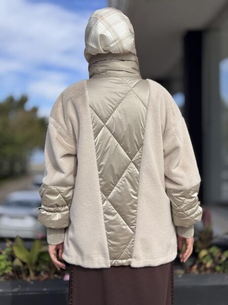 WOM BTQ Kürk Detaylı Önden Cepli Mont