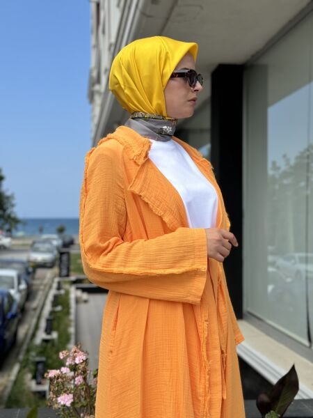 Kahma Müslin Kap TURUNCU - 1