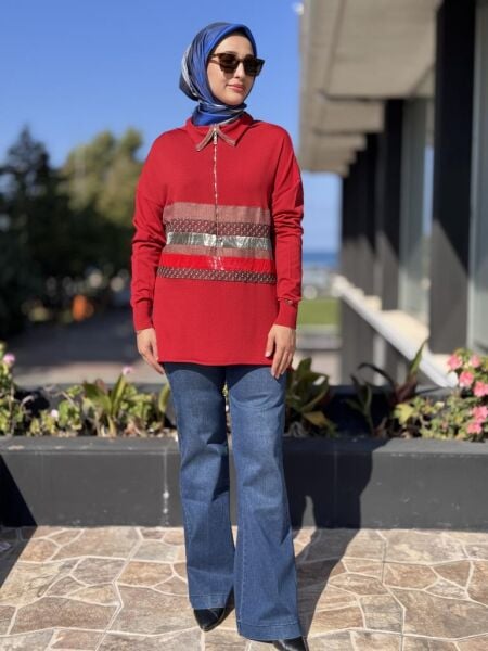 Misswhence İspanyol Paça Likralı Kot Pantolon 38101