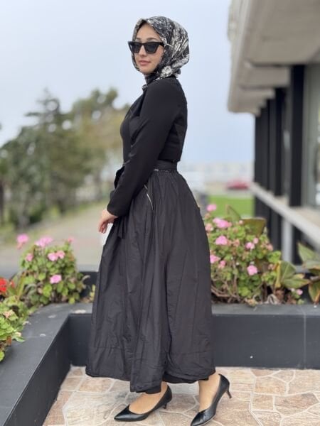 Misswhence Cep Detaylı Tafta Elbise 38830