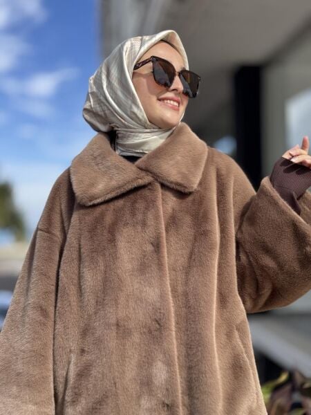 WOM BTQ Çıtçıtlı Kürk Kaban