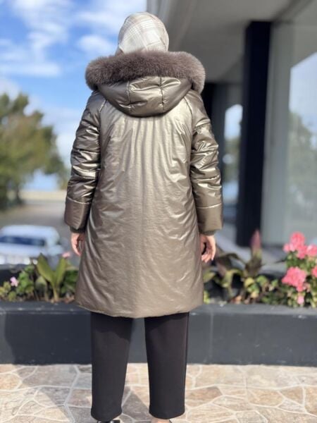 WOM BTQ Fermuar Detaylı Seyyar Kürklü Mont