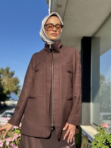 Misswhence Cep Detaylı Fermuarlı Ceket 36206