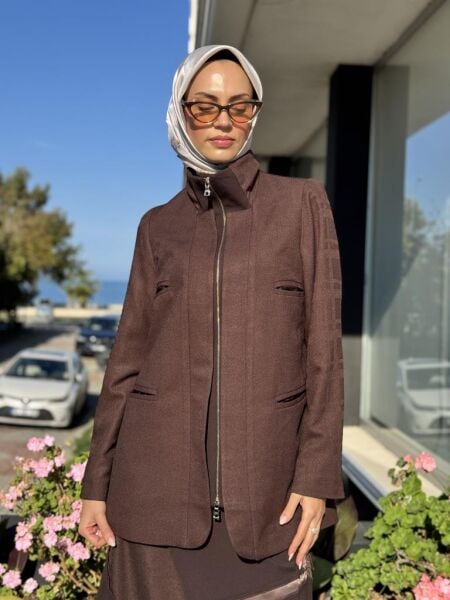 Misswhence Cep Detaylı Fermuarlı Ceket 36206