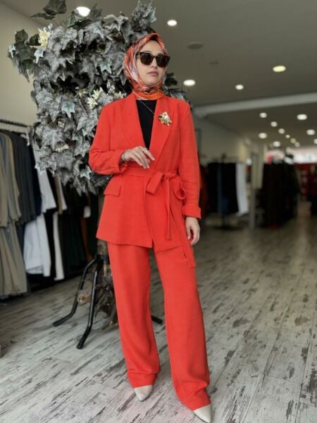 Vuu Kemerli Ceket Pantolon Takım 25SSV3001