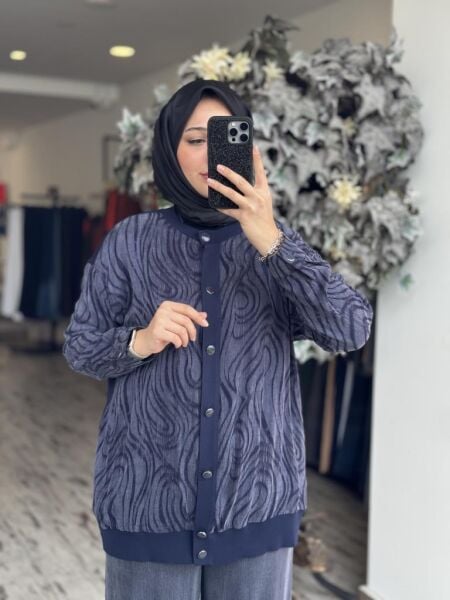 Tığ Triko İçi Kolsuz Bluzlu Pantolonlu 3 lü Takım TKM2059