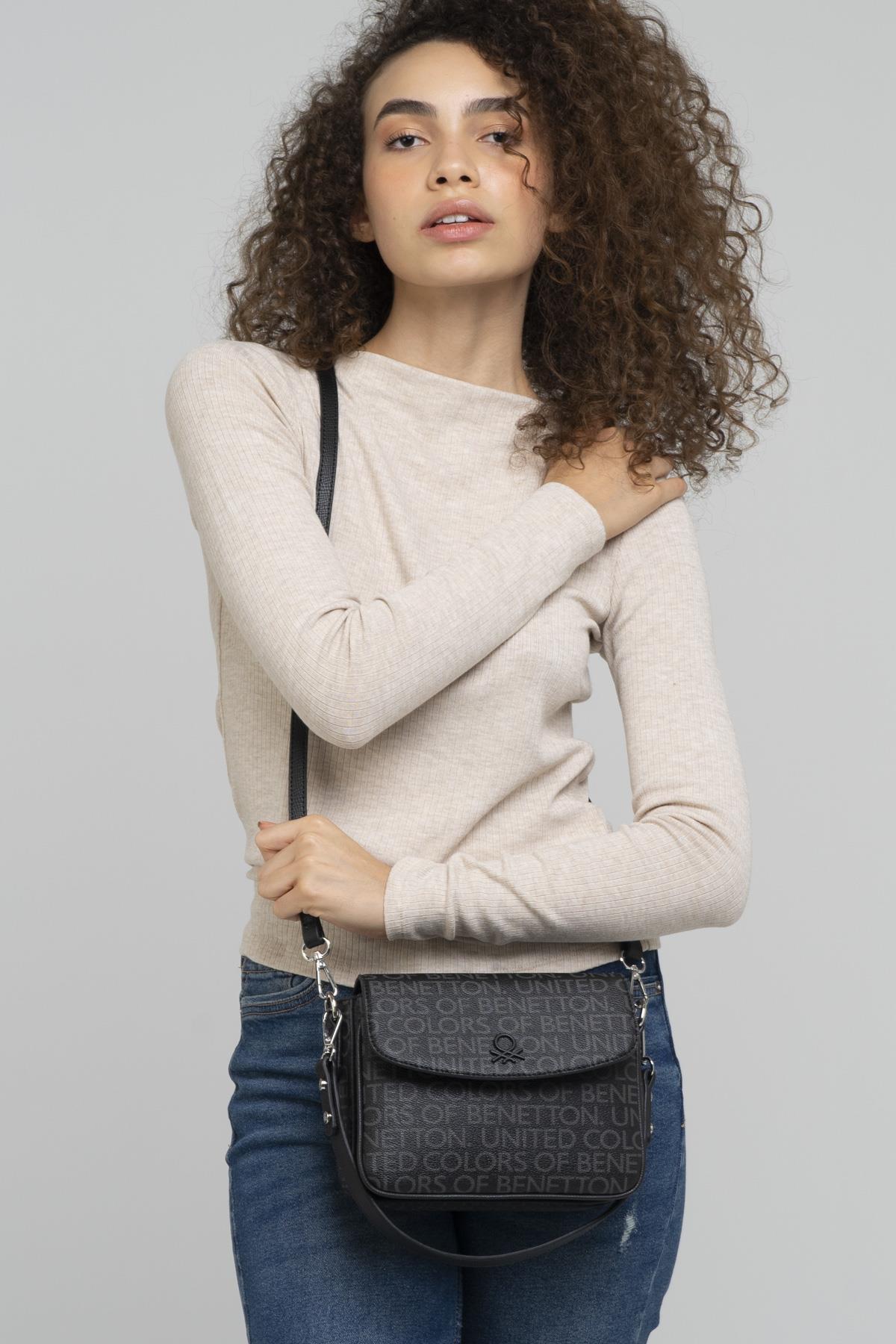 Benetton Kadın Çapraz Çanta BNT 834 SİYAH