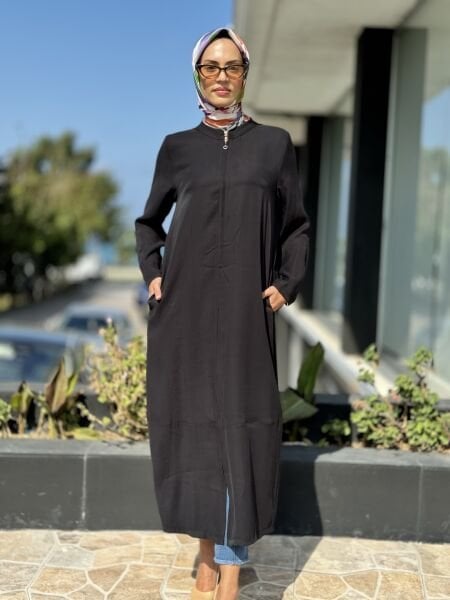 Almarwah Tencel Fermuarlı Basic Kap 404888-1