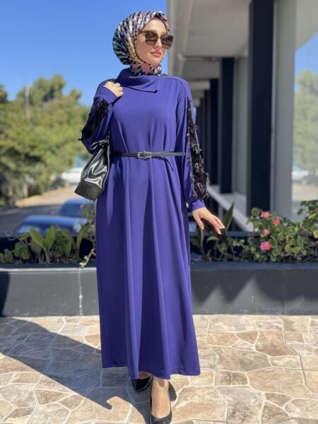 Misswhence Kadife Detaylı Elbise 38800