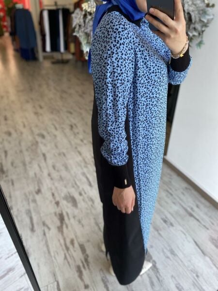 İnvee Desenli Elbise 6764