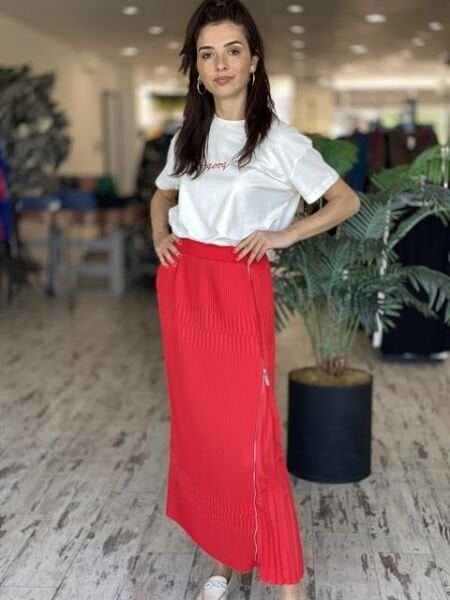 MİSSWHENCE PLİSELİ ETEK(SADECE SARI VE KIRMIZI RENK İÇİN GEÇERLİ) 34903