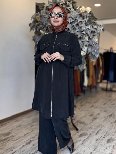 Misswhence Fermuar Detaylı Cupra Kap 37402