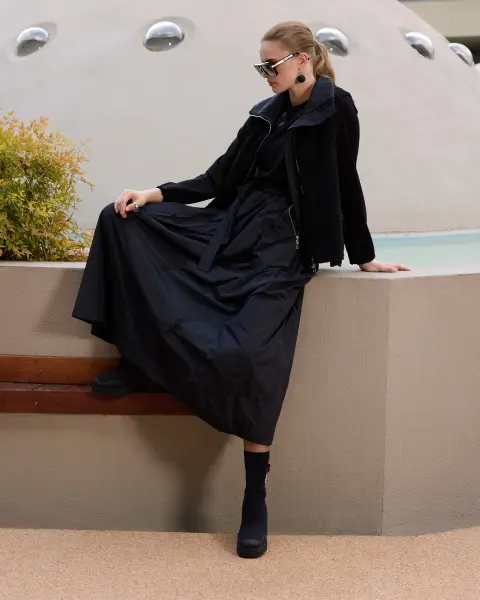 Misswhence Fermuar Detaylı Teddy Yelek 38701