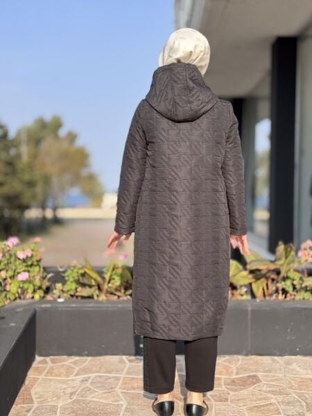 Almarwah Yanları Fermuar Detaylı Kapitone Mont 505331