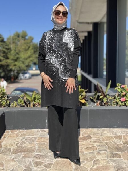 Misswhence Desenli Triko Tunik MİSS271