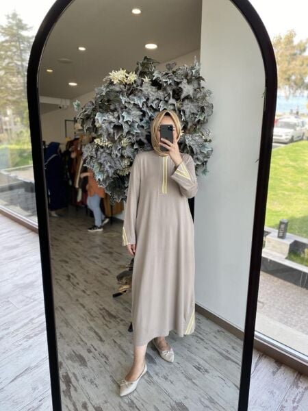 İnvee İki İplik Penye Elbise 6754