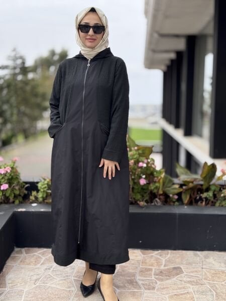 Almarwah Paraşüt Kumaş ve Fermuar Detaylı Kap 405003