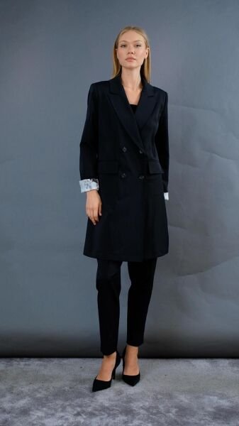 Almarwah  Beli Lastikli Kanvas Siyah Pantolon 606063 SİYAH - 40