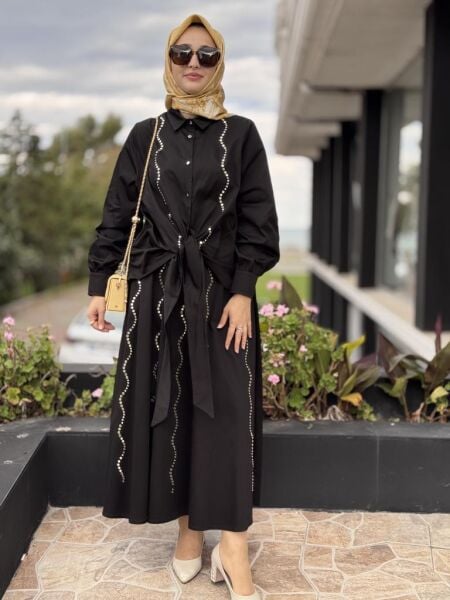 Ghisa Poplin Bluz Etek Takım G4125