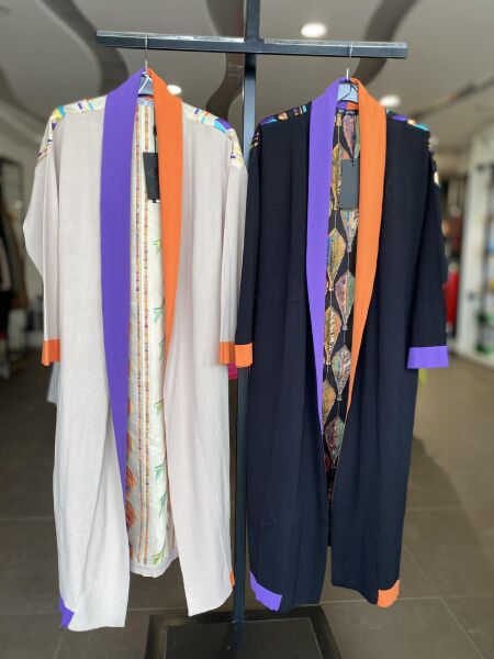 Ghisa Arkası Brokar Desenli Rayon Hırka 3814