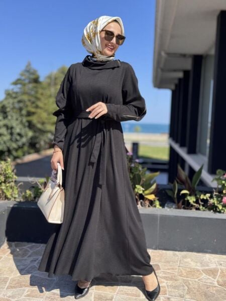 Misswhence Fermuar Detaylı Elbise 38803