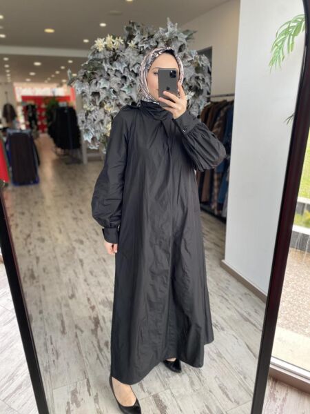 Almarwah Paraşüt Kumaş Elbise Tül Etek Detaylı Takım 202732