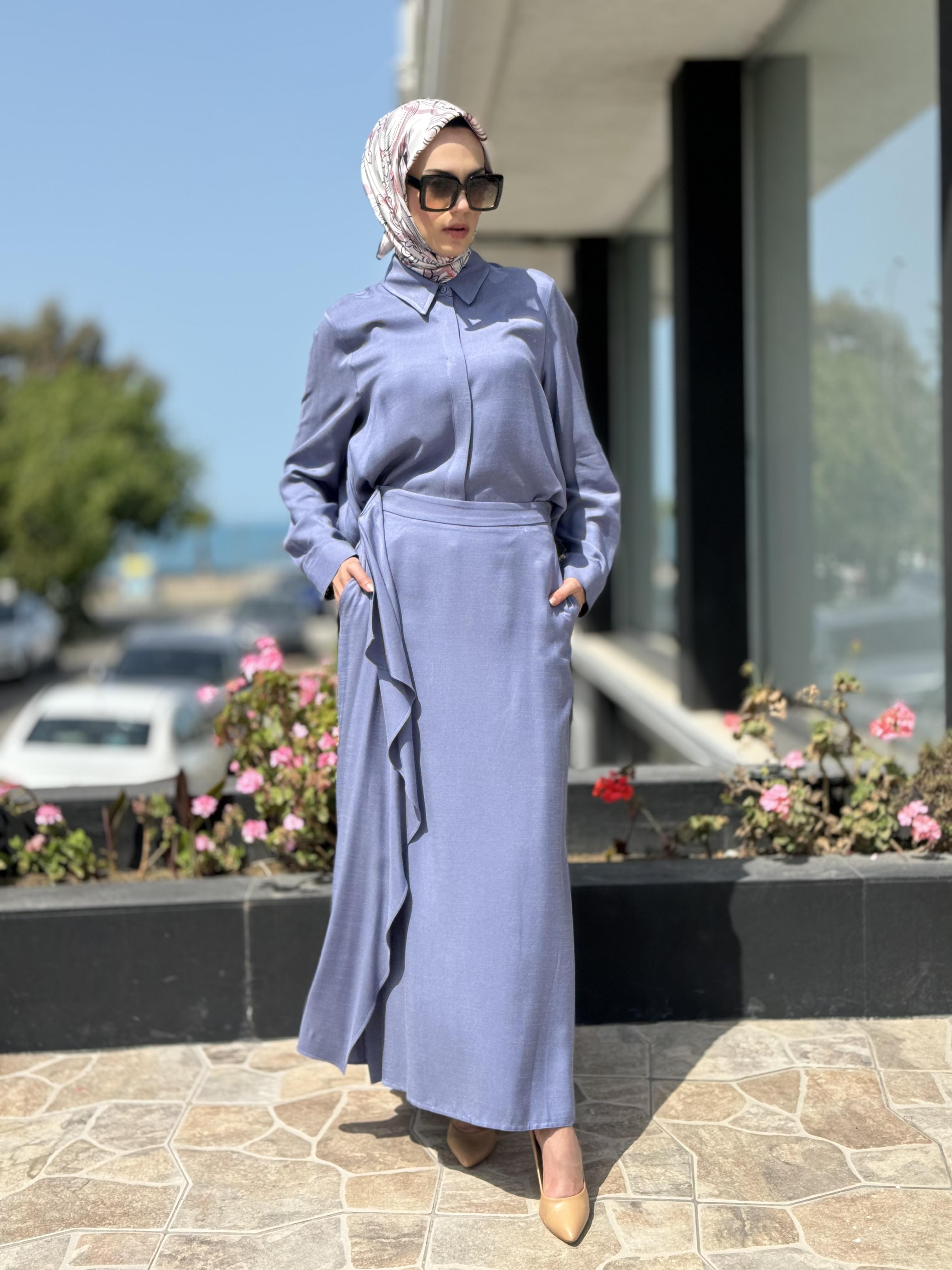 QOOQ Pi Etek 24SS500 İNDİGO - 42