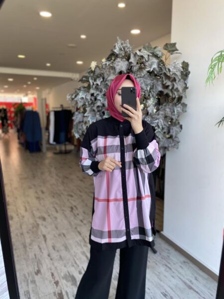 İnvee Burbery Gömlek 6652