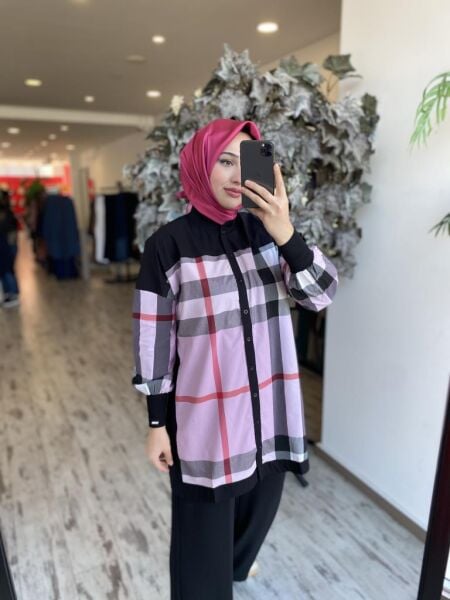 İnvee Burbery Gömlek 6652
