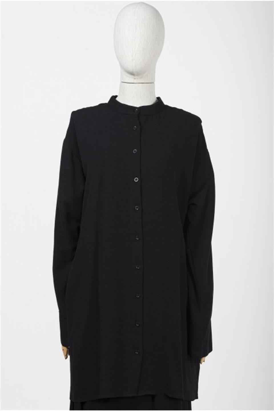 İnvee Arkası Desenli Tunik Gömlek (6786)