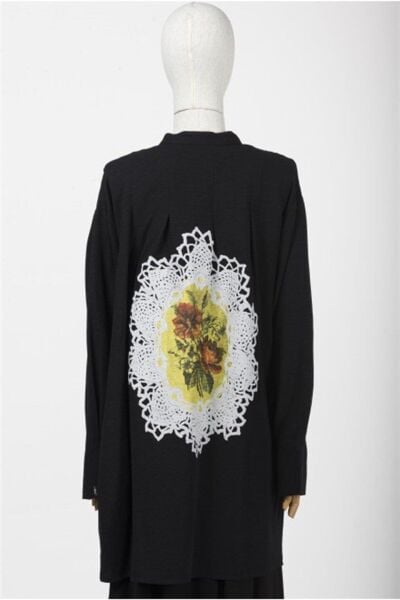 İnvee Arkası Desenli Tunik Gömlek (6786)