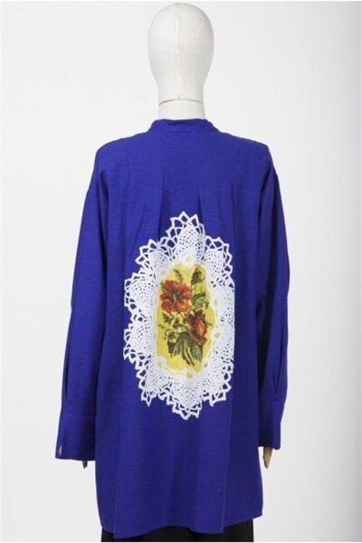 İnvee Arkası Desenli Tunik Gömlek (6786)