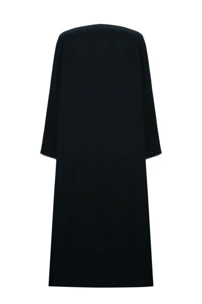 SENNA Chıcago Taş Detaylı Abaya/Ferace SD45005 SİYAH - 38