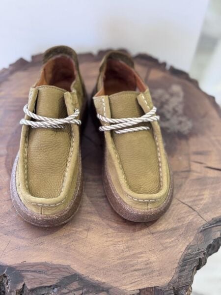 Majensia Towel Bağcıklı Nubuk Ayakkabı 241094 SAKS - 37