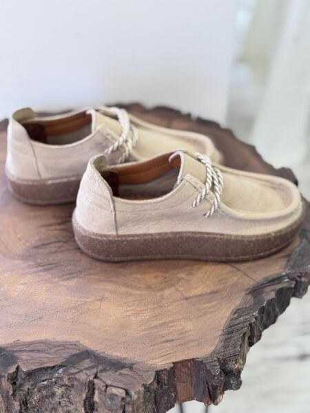 Majensia Towel Bağcıklı Nubuk Ayakkabı 241094 SAKS - 37