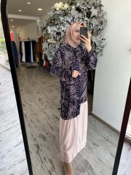 İnvee Pileli Elbise 6796