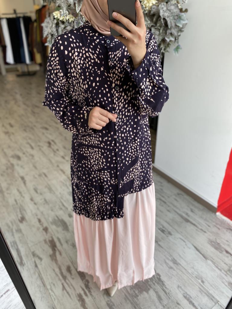 İnvee Pileli Elbise 6796