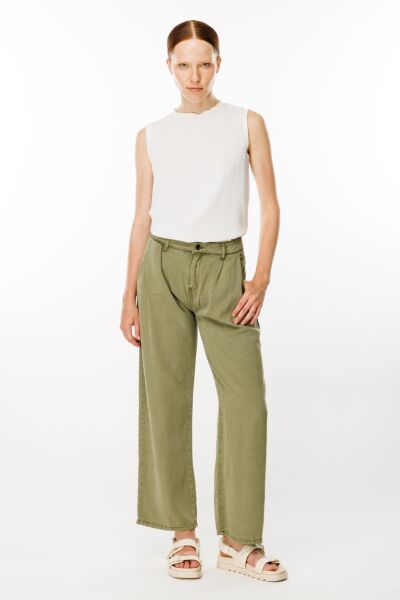 Ghisa Tencel Cepli Pantolon 8618